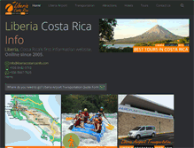 Tablet Screenshot of liberiacostaricainfo.com